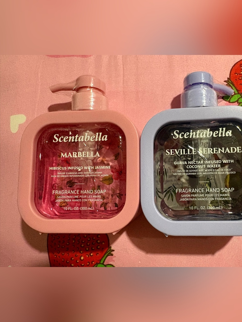 Abella Marbella Pink Fragrance Hand Soap - Hibiscus & Jasmine